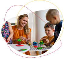 zij-instromer met kinderen